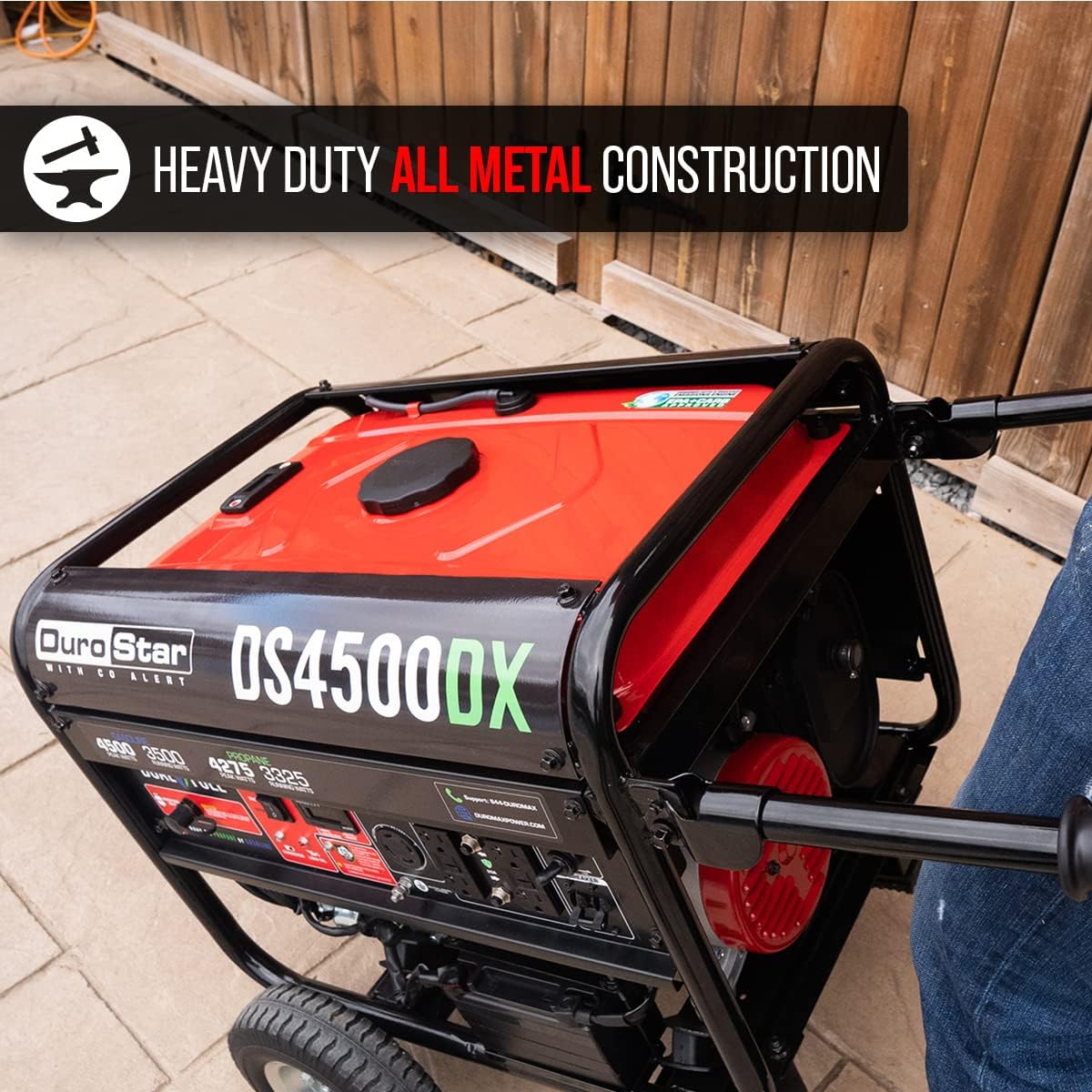 DS4850EH Dual Fuel Portable Generator 4850 Watt Electric Start T115