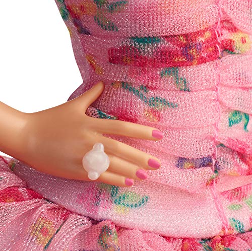 Barbie Collector Birthday Wishes Doll with Blonde Hair, 11.5-inch, Floral Gown G60572