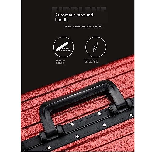 PANKERS Portable Suitcase Aluminum Frame Luggage with TSA Lock, 22 inches R103
