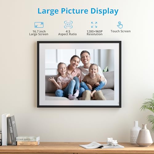 Dragon Touch 10.1'' WiFi Digital Picture Frame HD IPS Touch Screen S798
