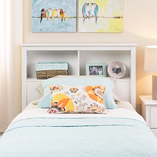 Prepac King Bookcase Headboard, Black A905