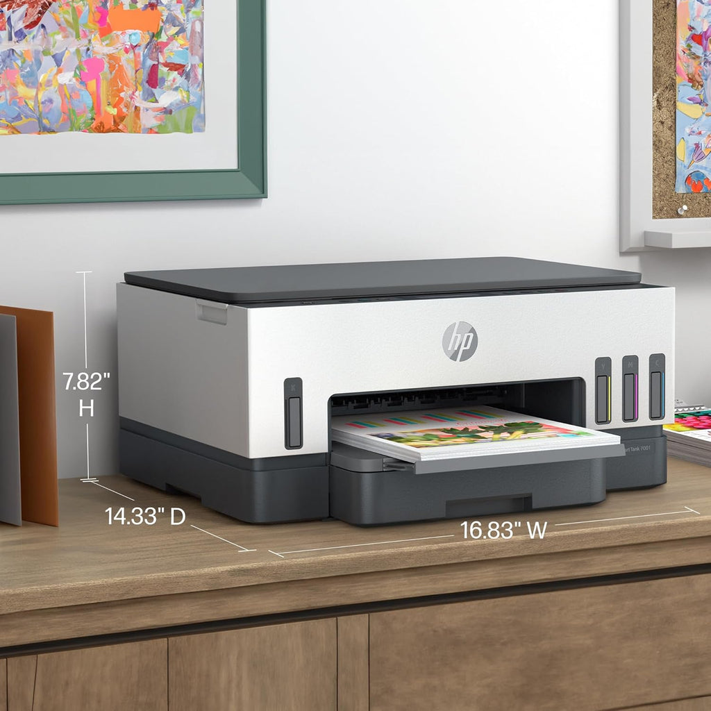 HP Smart Tank 7001 Wireless All-in-One Ink Tank Printer with Mobile Print, Scan, Copy A2098