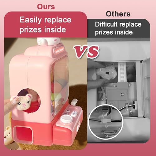 Mini Claw Machine for Kids with Music, 10 Plush Toys & Twisters P375503