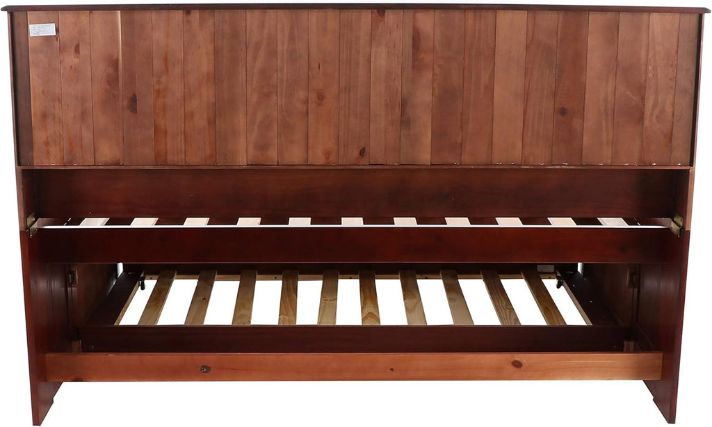 Discovery World Furniture Full Bookcase Daybed with 3 Drawers & Trundle Merlot G220