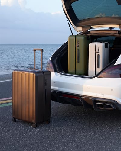 Carry on Luggage 20 Inch Hardside with Front Compartment, TSA Lock J711