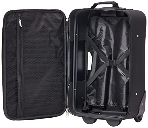 American Tourister Fieldbrook II Softside Upright Luggage, Black, 2-Piece Set A893266