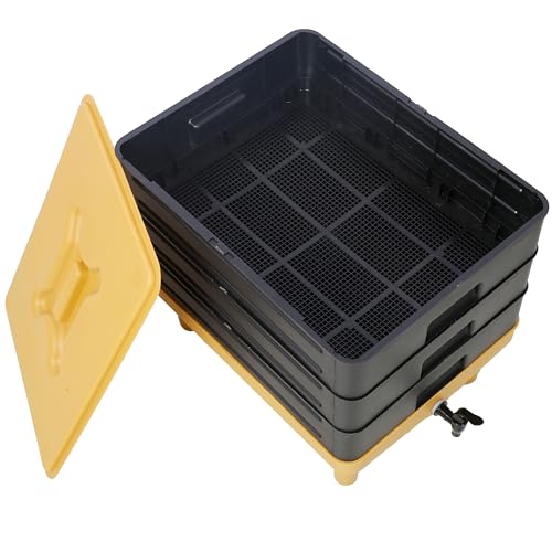 3 Tray Worm Composter, Indoor & Outdoor Worm Farm Kit, 65L L2553