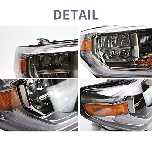 VLAND LED Headlights for Toyota Tundra 2014-2021 with Sequential Turn Signals J22521