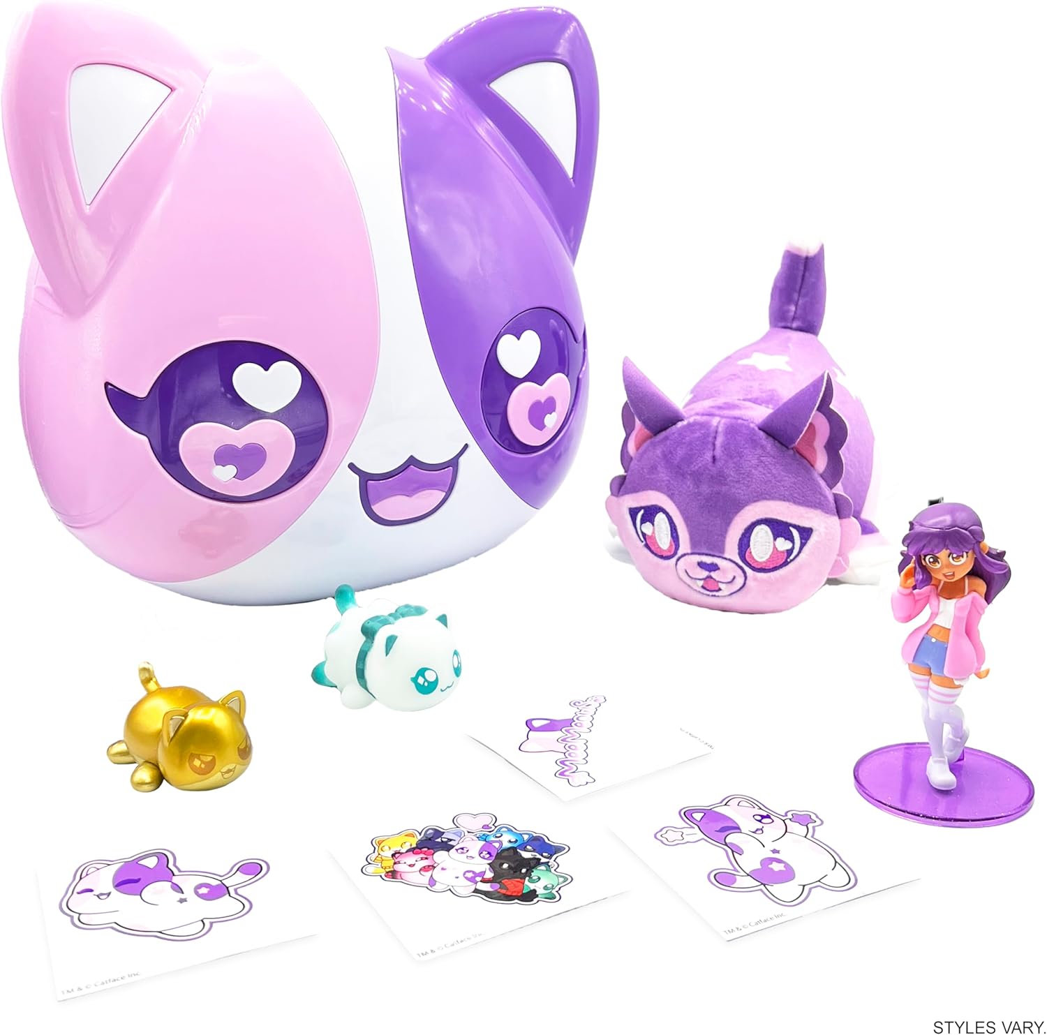 Aphmau Catface Mystery Surprise Set, 12 pc Collectible Figures & Plush Toys, Official Merch D1968
