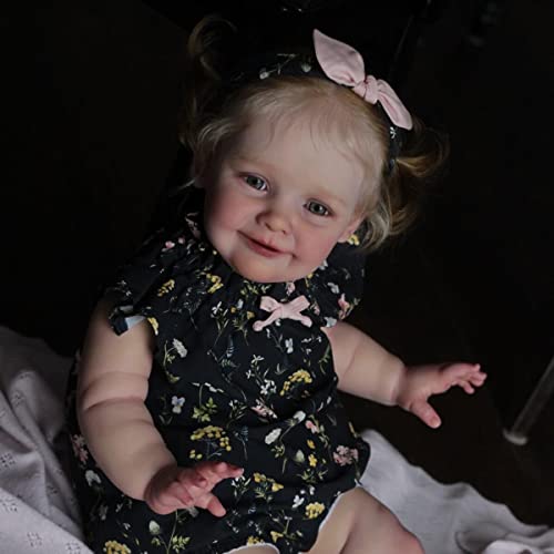 Anano 20 Inch Reborn Baby Doll Toddler Girl Realistic Silicone U3006