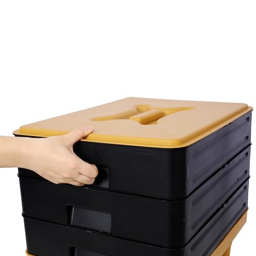 3 Tray Worm Composter, Indoor & Outdoor Worm Farm Kit, 65L L2553
