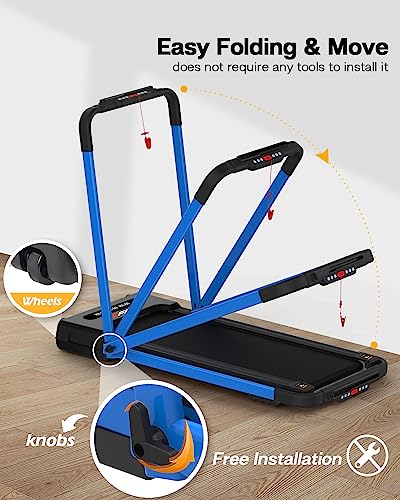 FYC Under Desk Treadmill Walking Pad 2 in 1 Folding for Home Office X63175