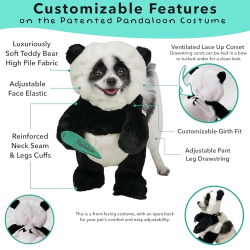 Pandaloon Dog Halloween Costume with Arms for Small and Medium Dogs and Cats A540