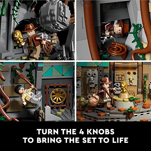 LEGO Indiana Jones Temple of The Golden Idol 77015 Building Set for Adults M620