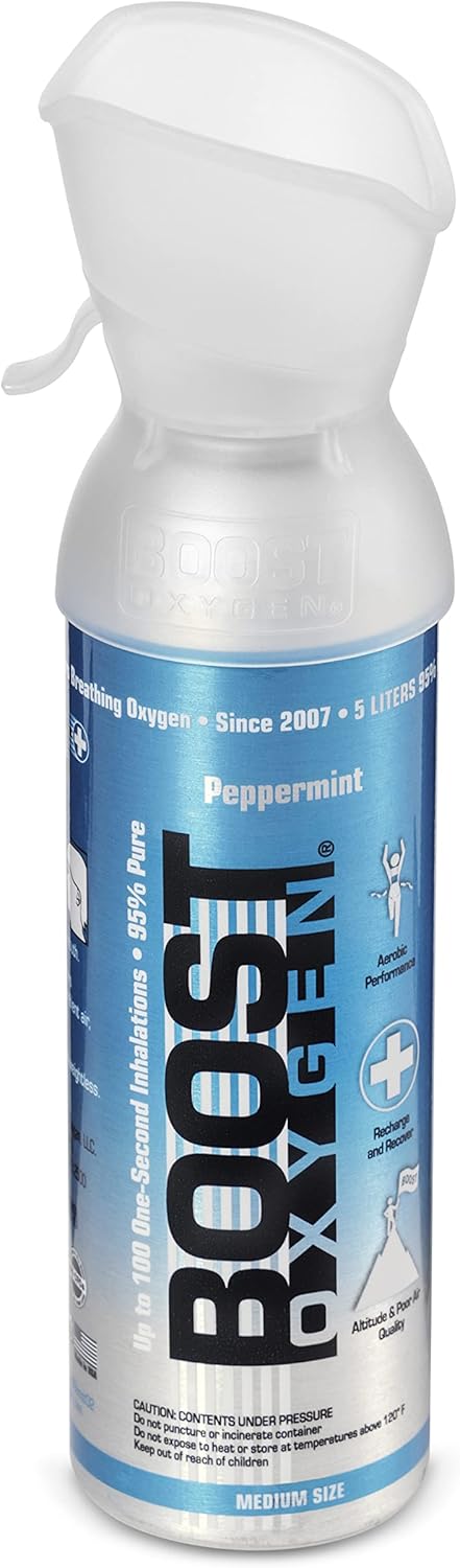 Boost Oxygen Supplemental Oxygen 5L Canister Peppermint Y808