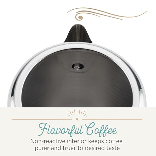 Farberware Classic Yosemite Stainless Steel Coffee Percolator, 8 Cup G414