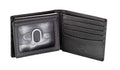 Stealth Mode Leather Bifold Wallet for Men With ID Window and RFID Blocking