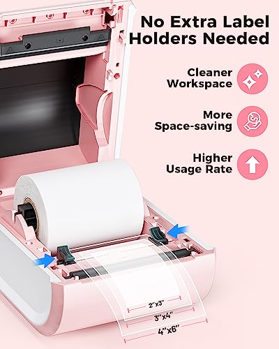 COLORWING D520 Bluetooth Thermal Label Printer 4x6 for Small Business T4517