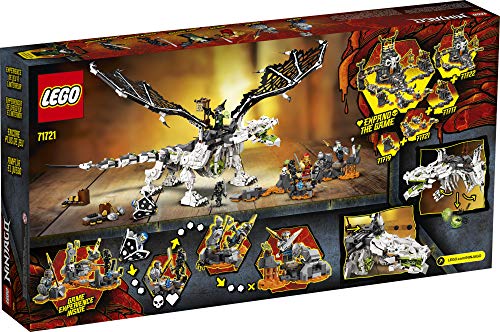 LEGO NINJAGO Skull Sorcerer’s Dragon 71721 Building Set with Warrior Figures S862