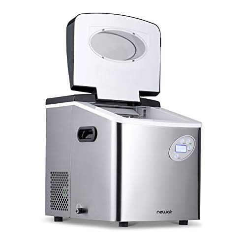Newair Portable Ice Maker 50 lb Daily, Compact Countertop, Stainless Steel Z926920