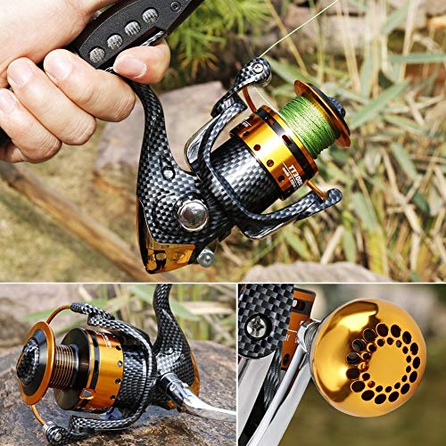 Fishing Reels 12+1 BB Light Smooth Spinning Reel Carbon Fiber Drag E87105