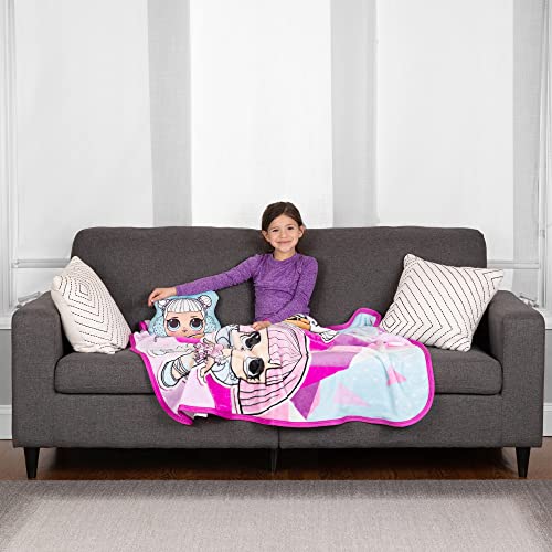 Franco Squishmallows Super Soft Plush Decorative Pillow and Throw Set, 40 x 50 in A14946