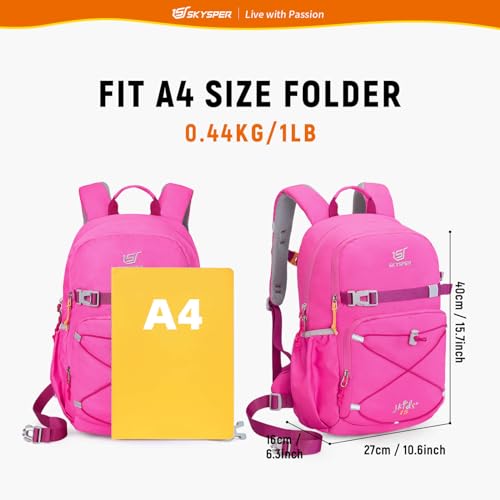 SKYSPER Kids Backpack 15L Travel Daypack for Ages 4-6 M57331