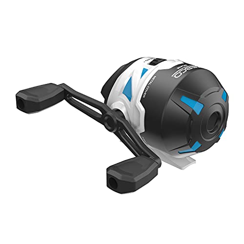 Zebco Roam Spincast Fishing Reel, Right or Left-Hand Retrieve, Pre-Spooled with 10-Pound Zebco Fishing Line, Stainless Steel Front Cover