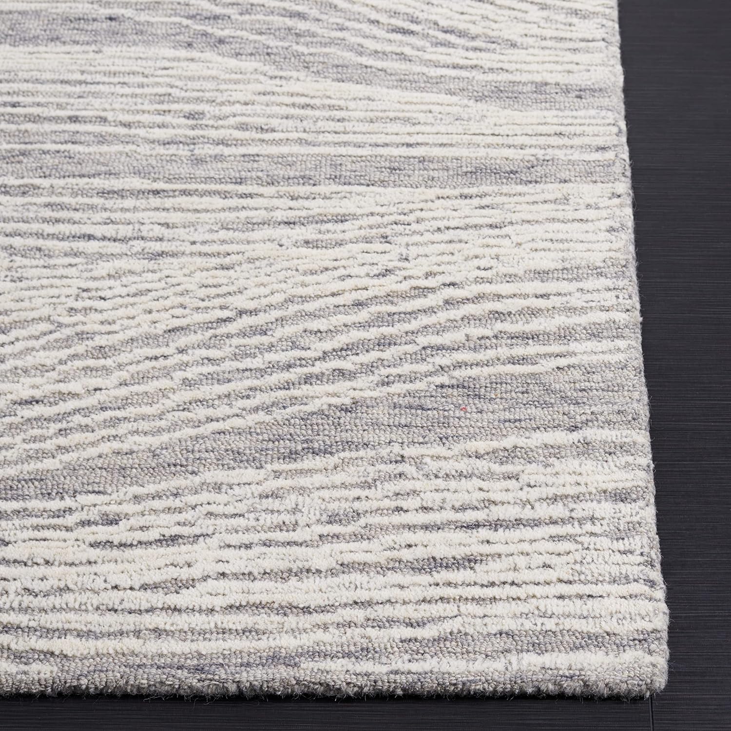 SAFAVIEH Metro Collection 8' x 10' Grey & Ivory Handmade Wool Area Rug Y776516
