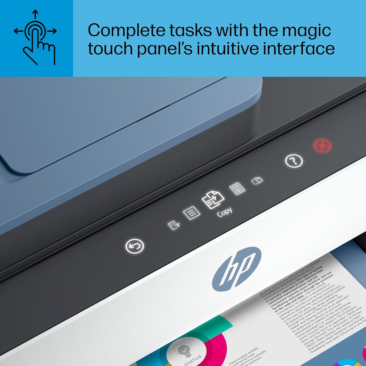 HP Smart Tank 7602 Wireless All-in-One Ink Tank Printer with 2 Years of Ink Included H750