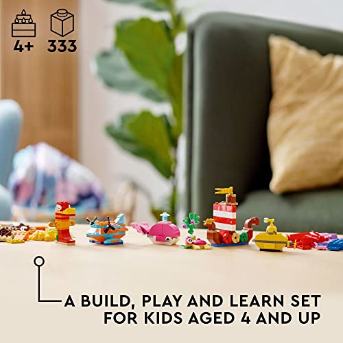 LEGO Classic Creative Ocean Fun 11018 Building Toy Set for Kids Ages 4+ Y180550