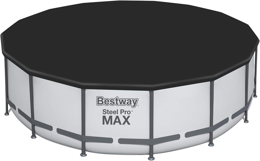 Bestway Steel Pro MAX 16 x 4 Foot Above Ground Round Swimming Pool Set G978