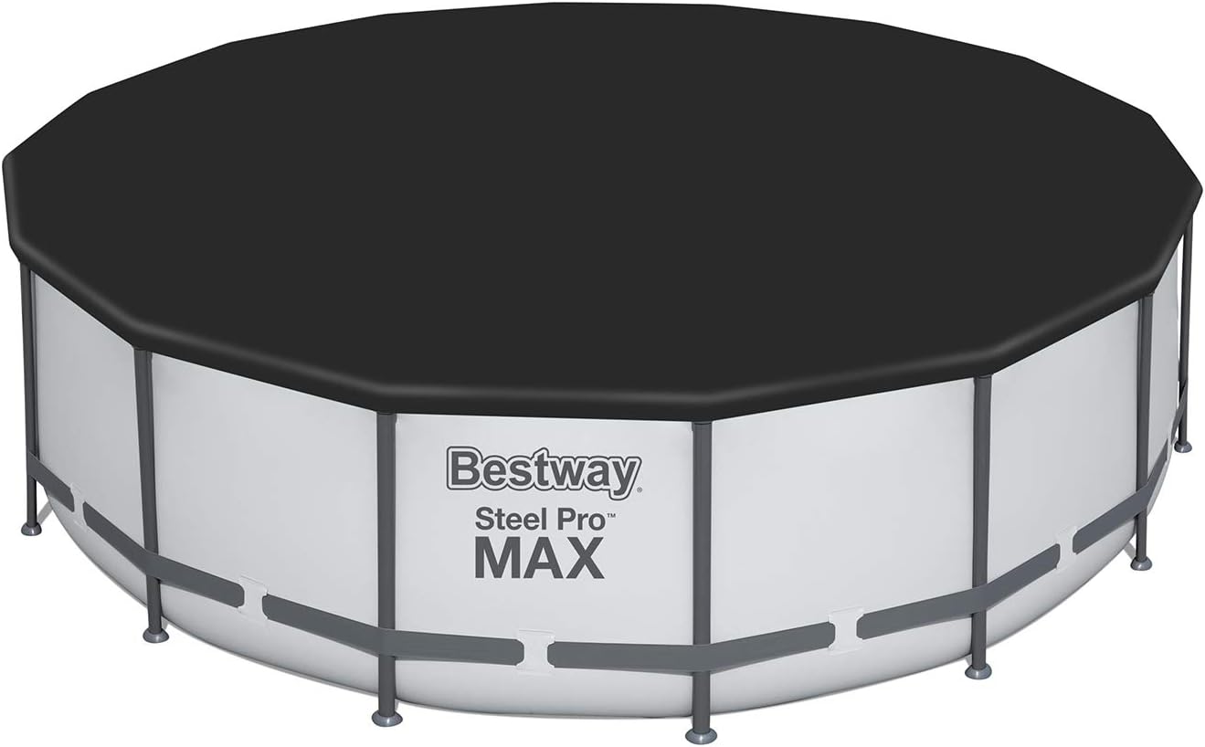 Bestway Steel Pro MAX 16 x 4 Foot Above Ground Round Swimming Pool Set G978