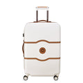 DELSEY Paris Chatelet Air Hardside Luggage, Spinner Wheels, Champagne White, Checked-Large 28 Inch
