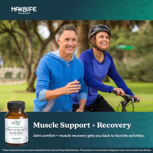 GLX3 Extra Strength Green Lipped Mussel Oil Capsules for Joint Comfort, 180 Tablets T383