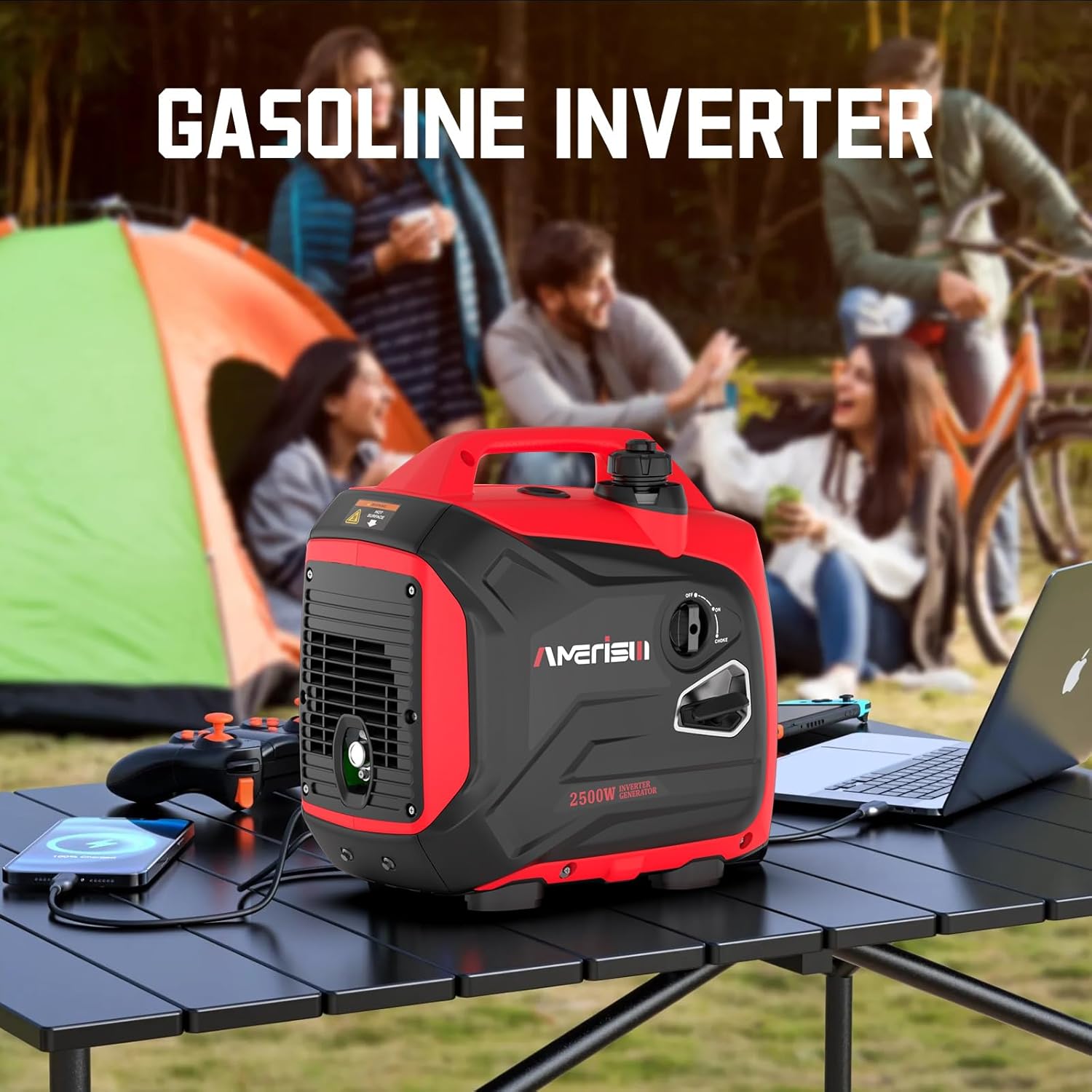 PowerSmart 2500-Watt Gas Powered Portable Inverter Generator V152
