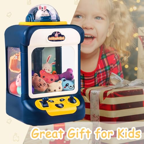 Kids Claw Machine with Lights and Sound, Includes 10 Plush (Pink) X399554