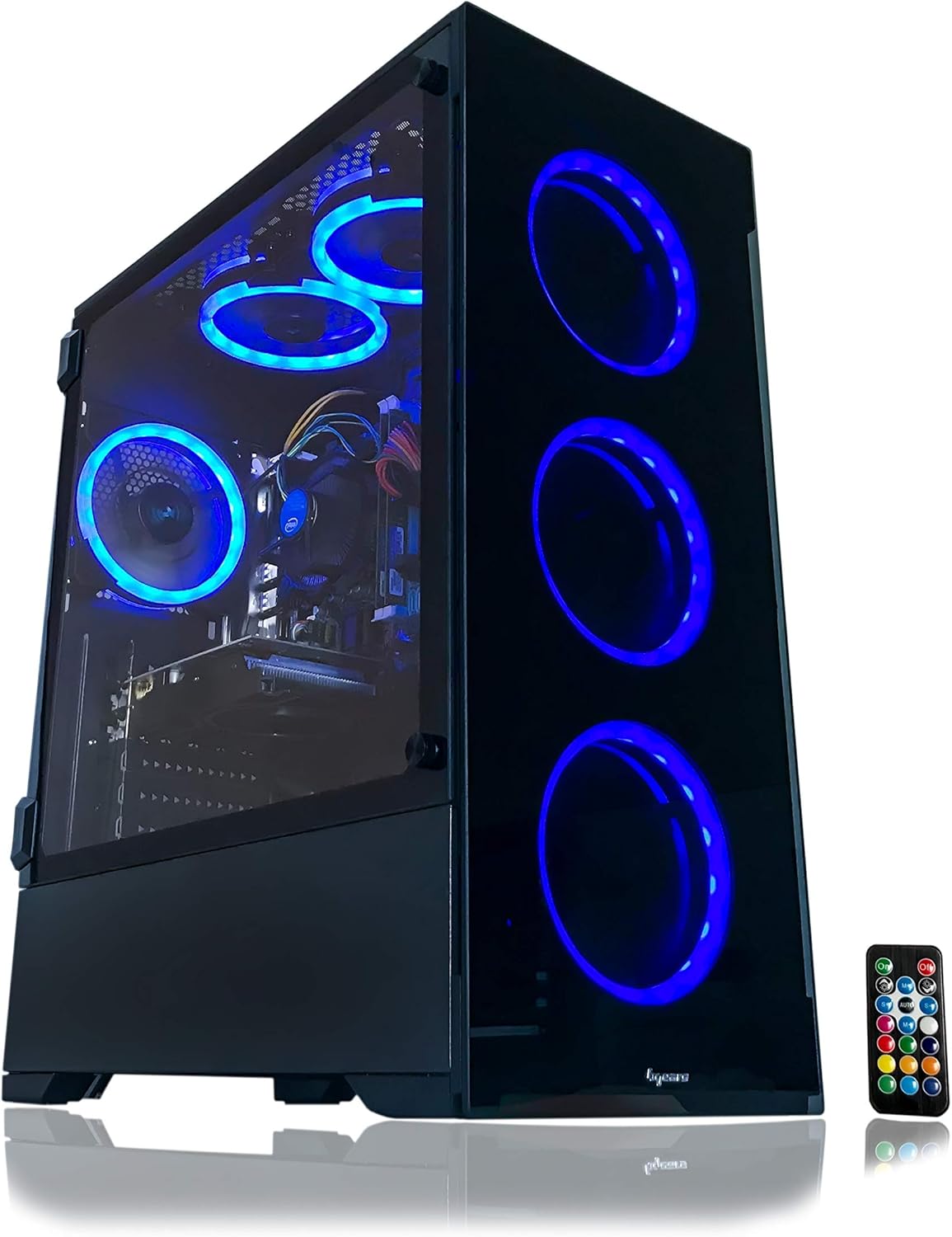Alarco Gaming PC Desktop, Intel 3.70GHz, 16GB RAM, 512GB SSD, RX 580 8GB, Windows 11 Pro H2833