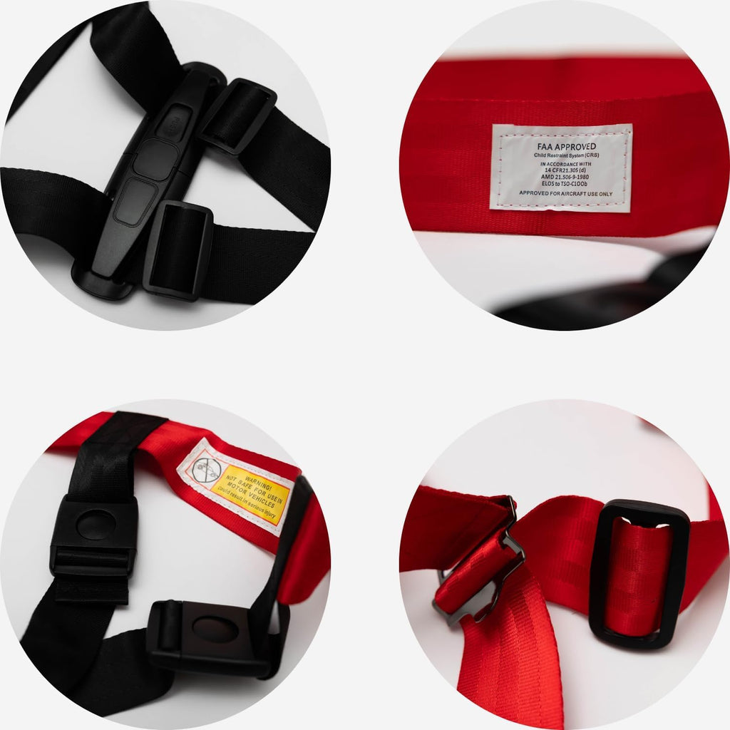 Zoey & Gavin & Co. Airplane Safety Harness for Kids Toddler Travel Restraint K186