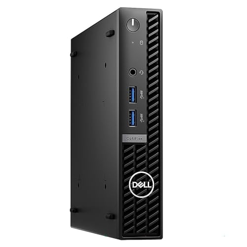 Dell OptiPlex 7010 Micro Form Factor Desktop, Intel Core i5-13500T (14 Core up to 4.6 GHz), 16GB DDR4 RAM, 256GB PCIe SSD, Intel UHD Graphics, Windows 11 Pro, Black