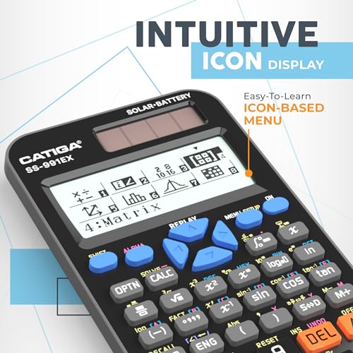 Scientific Calculator with Graphic Functions for High School and College E1591