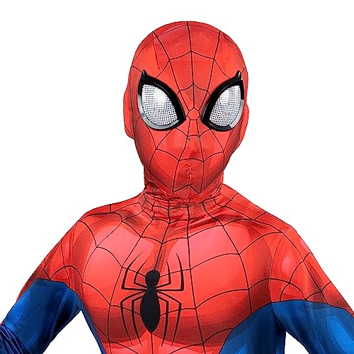 Marvel Spider-Man Official Youth Deluxe Zentai Costume (M) N604