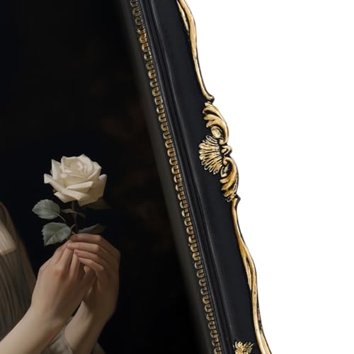 Vintage 8x10 Picture Frame with Glass Front, Antique Retro Photo Frame for Wall or Tabletop, Silver N745