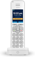 Ooma HD3 Handset white cordless phone with caller-ID and HD voice quality. Works only with Ooma Telo VoIP Internet home phone service.