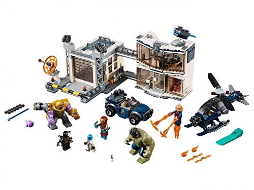 LEGO Marvel Avengers Compound Battle 76131 Building Set with Toy Car, Helicopter, and Minifigures R205672