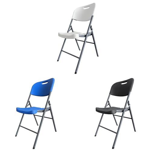 Folding Plastic Chair 450 lb Capacity White 4-Pack S700534