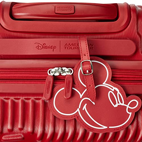 American Tourister Disney Hardside Expandable Spinner Luggage, Red, Carry-On 20-Inch G635262
