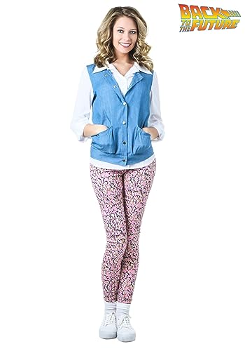 Back to the Future Jennifer Parker Costume for Adults Women's 80s Movie Outfit B2885