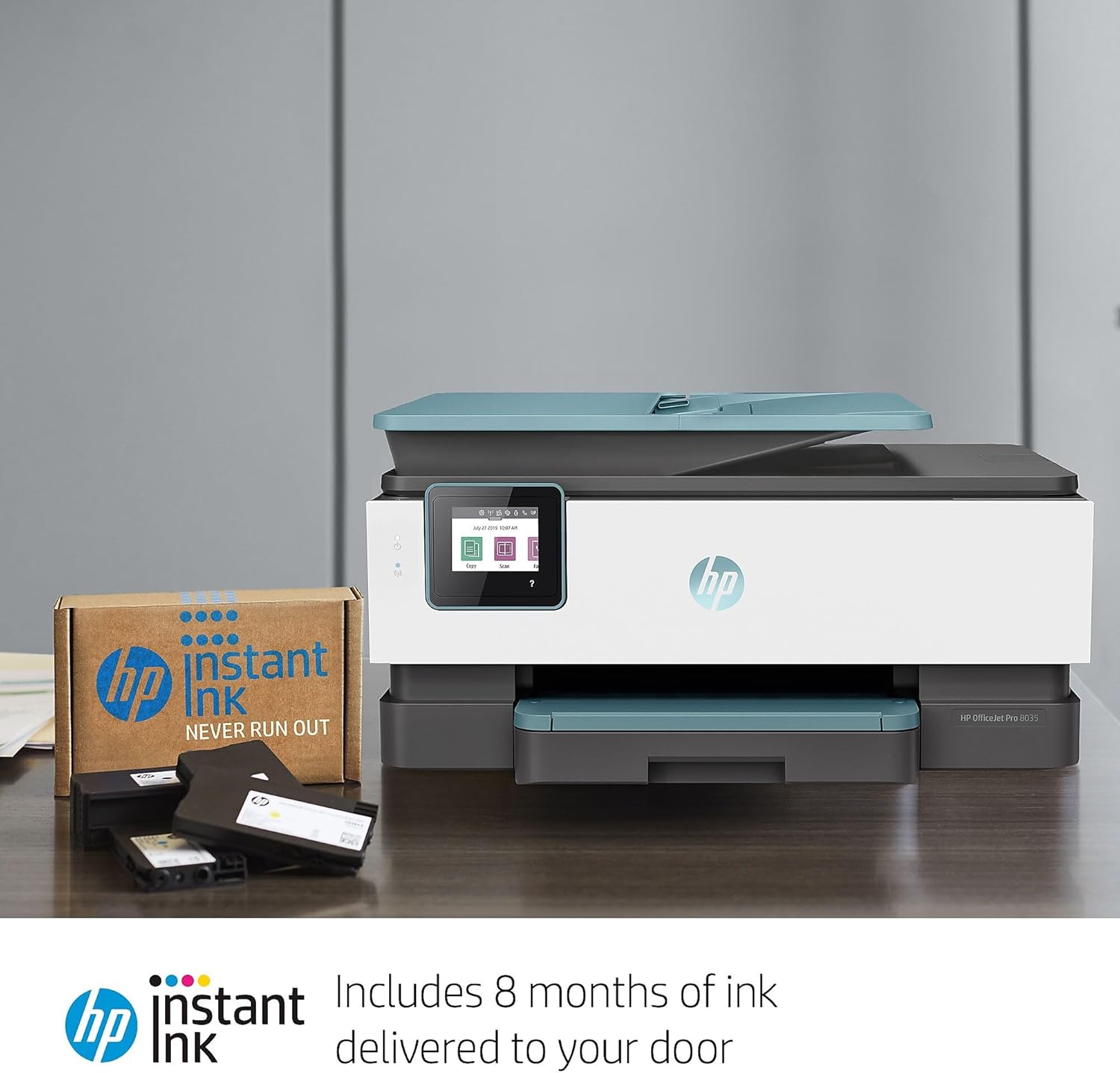 HP OfficeJet Pro 8035 All-in-One Wireless Printer with 8 Months of Ink B137