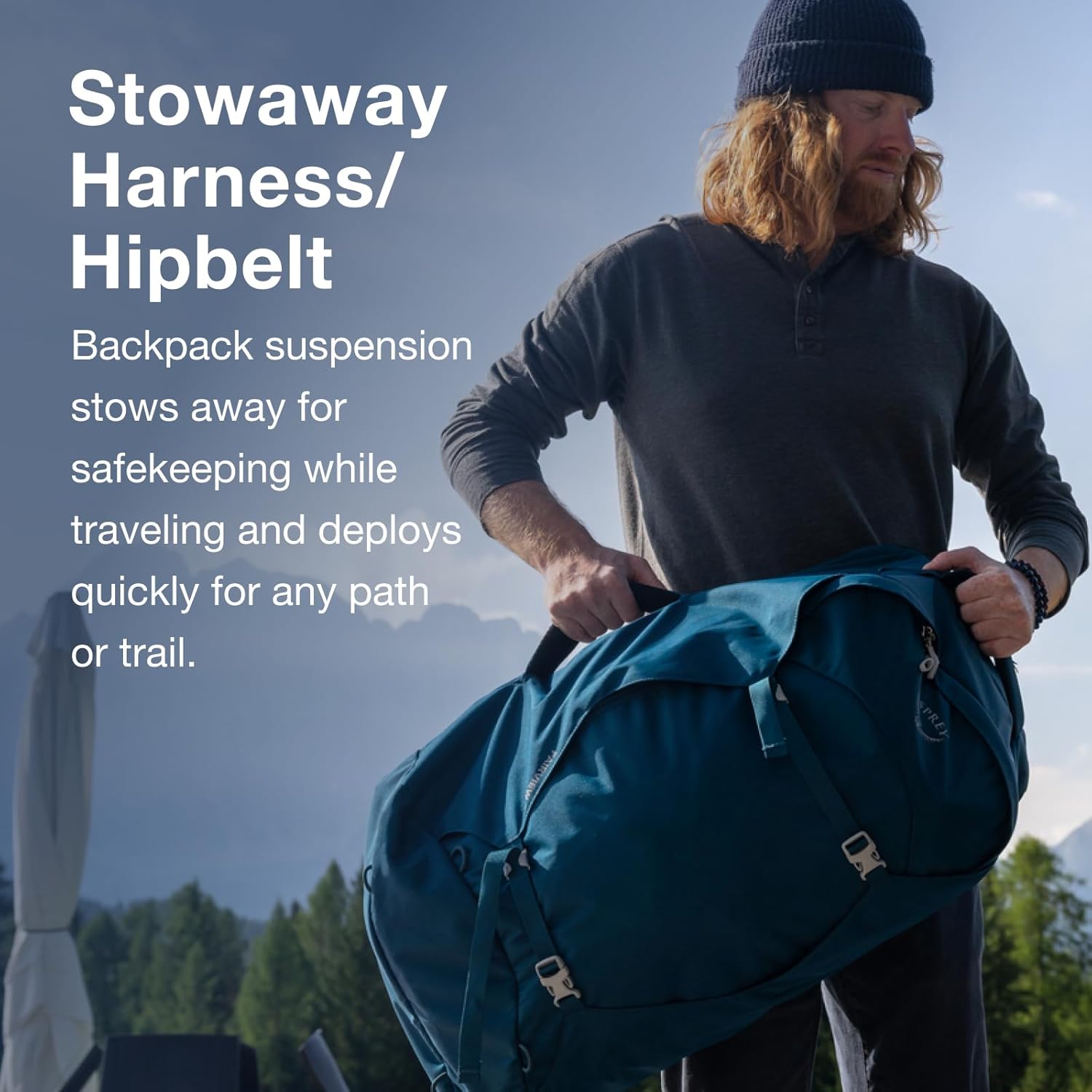 Osprey Fairview 40L Women's Travel Backpack, Night Jungle Blue M493
